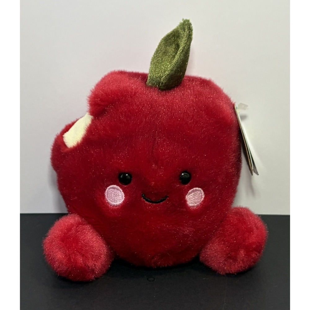 Aurora Palm Pals Crisp Red Apple 5 Inch Plush Figure